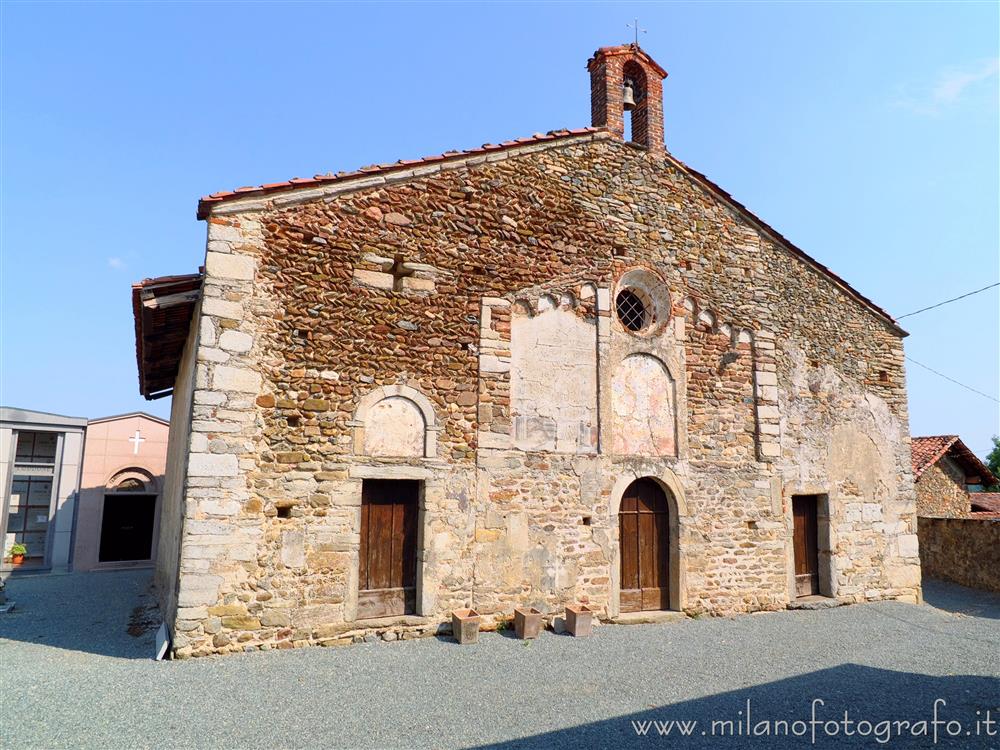 Netro (Biella, Italy) - Facade of the Cemetery church of Santa Maria Assunta